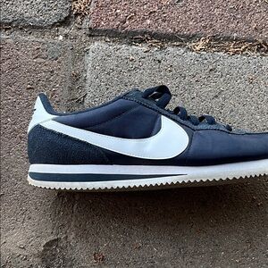 Navy blue Nike Cortez